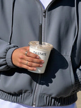 Manfinity Heren Hoodie met Rits en Zakken, Comfortabele Casual Dagelijkse Kleding