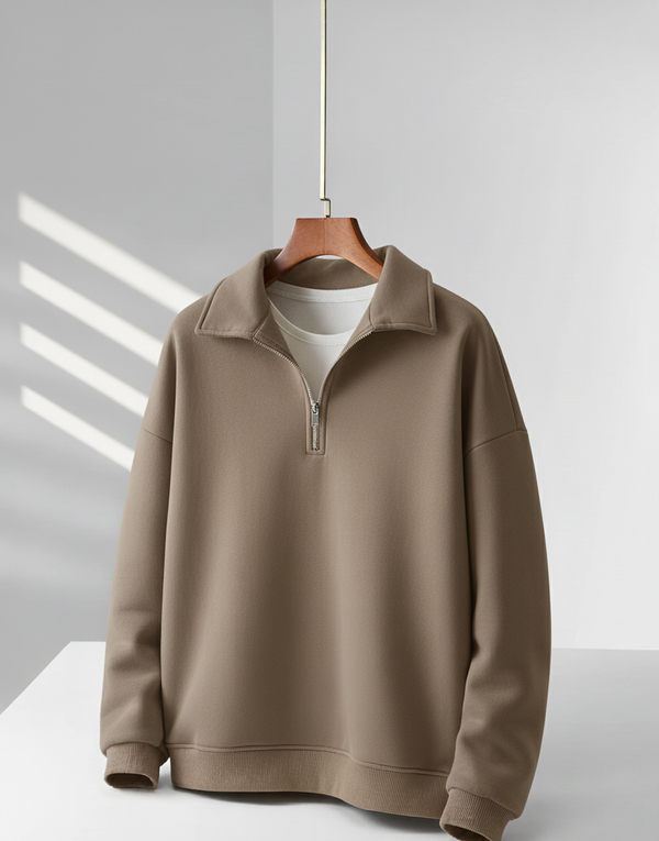 ZIPPED™ Essential Half-Zip Hoodie