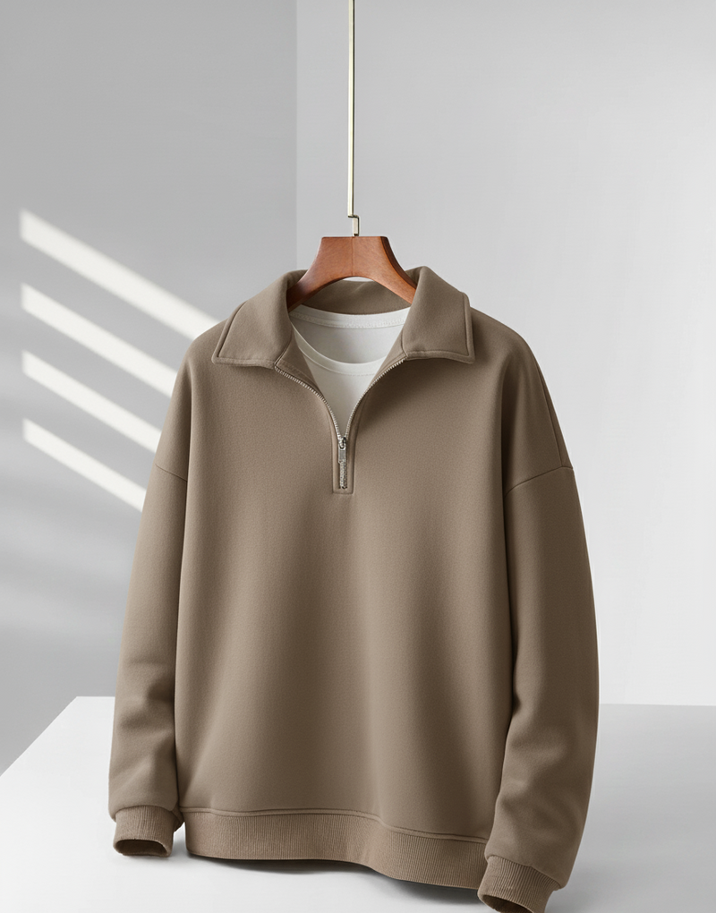ZIPPED™ Essential Half-Zip Hoodie