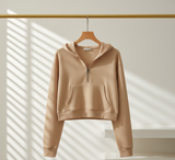 ZIPPED™ Crop Half-Zip Fleece