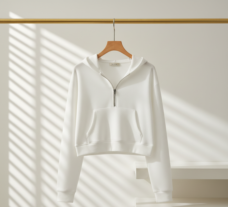 ZIPPED™ Crop Half-Zip Fleece