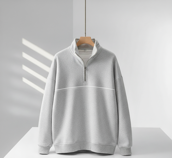 ZIPPED™ Colorblock Half-Zip Hoodie