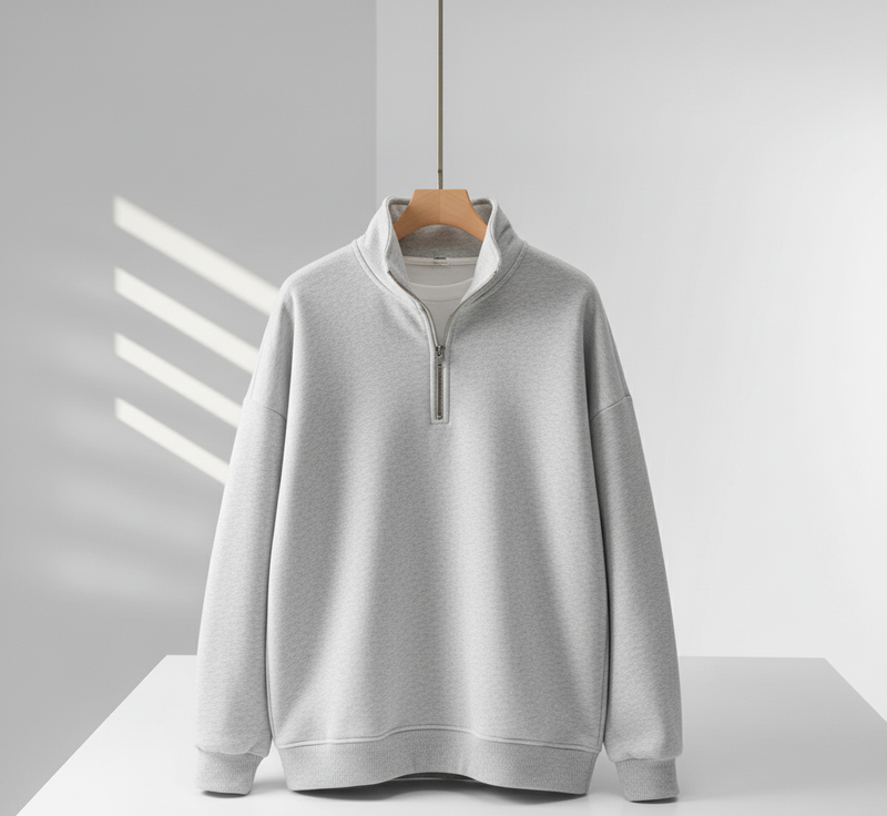 ZIPPED™ Quarter-Zip Fleece Hoodie