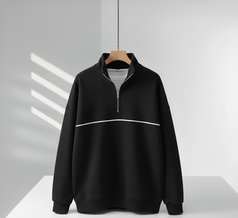 ZIPPED™ Colorblock Half-Zip Hoodie
